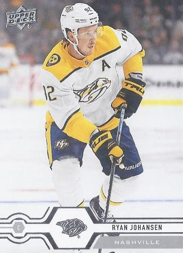 #388 Ryan Johansen - Nashville Predators - 2019-20 Upper Deck Hockey