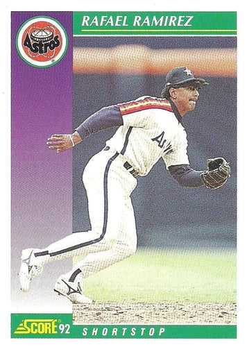 #388 Rafael Ramirez - Houston Astros - 1992 Score Baseball