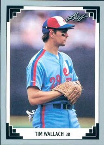 #388 Tim Wallach - Montreal Expos - 1991 Leaf Baseball