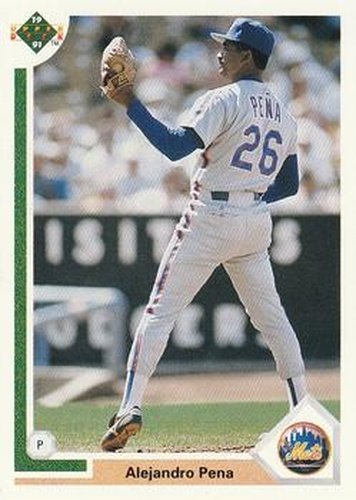 #388 Alejandro Pena - New York Mets - 1991 Upper Deck Baseball