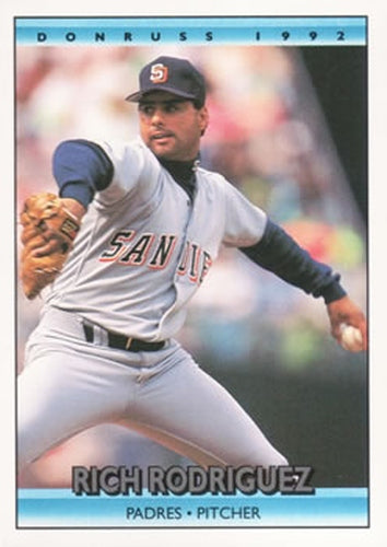 #388 Rich Rodriguez - San Diego Padres - 1992 Donruss Baseball