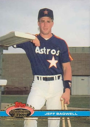 #388 Jeff Bagwell - Houston Astros - 1991 Stadium Club Baseball