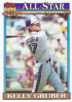 #388 Kelly Gruber - Toronto Blue Jays - 1991 Topps Baseball