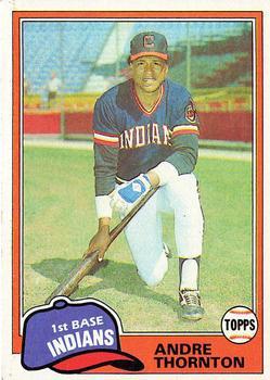 #388 Andre Thornton - Cleveland Indians - 1981 Topps Baseball