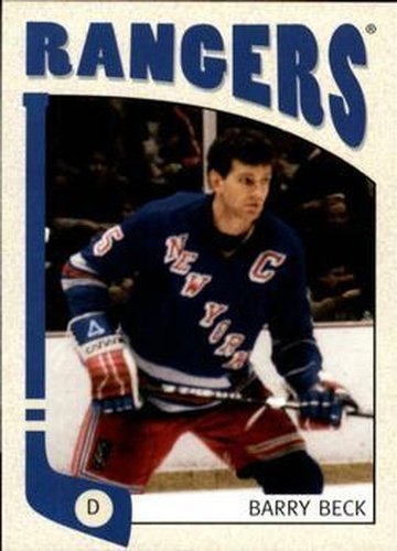 #388 Barry Beck - New York Rangers - 2004-05 In The Game Franchises US East Hockey