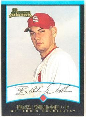 #388 Blake Williams - St. Louis Cardinals - 2001 Bowman Baseball