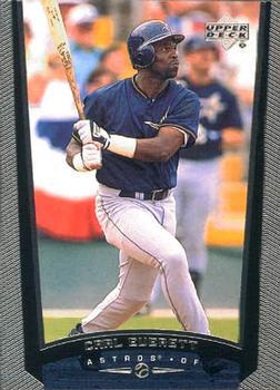 #388 Carl Everett - Houston Astros - 1999 Upper Deck Baseball