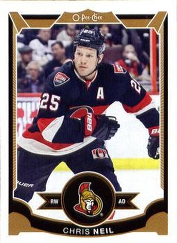 #388 Chris Neil - Ottawa Senators - 2015-16 O-Pee-Chee Hockey