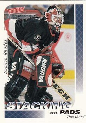 #388 Damian Rhodes - Atlanta Thrashers - 1999-00 Upper Deck Victory Hockey