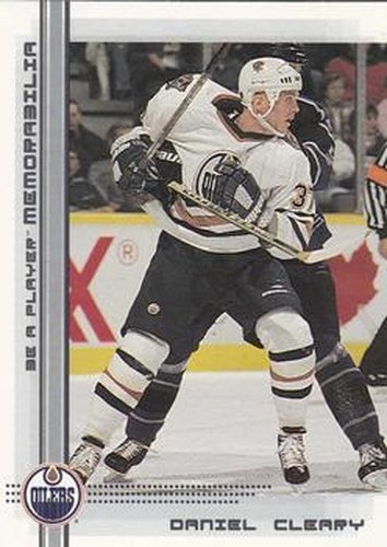 #388 Daniel Cleary - Edmonton Oilers - 2000-01 Be a Player Memorabilia Hockey