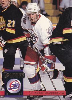 #388 Darrin Shannon - Winnipeg Jets - 1993-94 Donruss Hockey