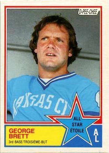#388 George Brett - Kansas City Royals - 1983 O-Pee-Chee Baseball