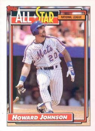 #388 Howard Johnson - New York Mets - 1992 Topps Baseball