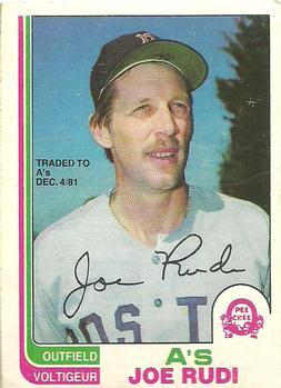 #388 Joe Rudi - Oakland Athletics - 1982 O-Pee-Chee Baseball