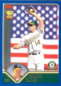 #388 Mark Ellis - Oakland Athletics - 2003 Topps Baseball
