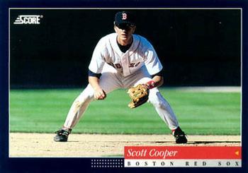 #388 Scott Cooper - Boston Red Sox -1994 Score Baseball
