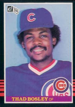 #388 Thad Bosley - Chicago Cubs - 1985 Donruss Baseball