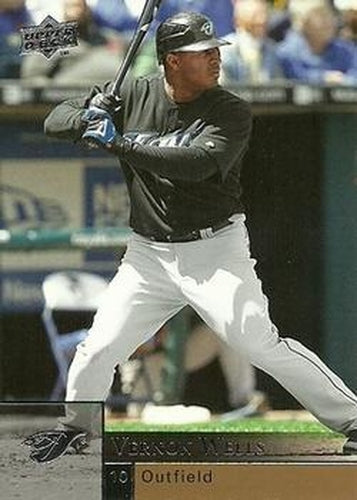 #388 Vernon Wells - Toronto Blue Jays - 2009 Upper Deck Baseball