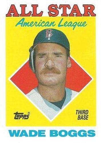 #388 Wade Boggs - Boston Red Sox - 1988 Topps Baseball