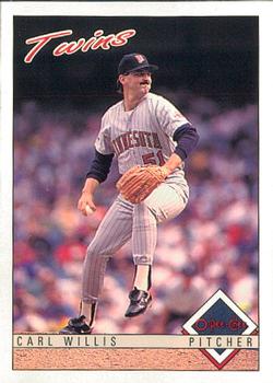 #388 Carl Willis - Minnesota Twins - 1993 O-Pee-Chee Baseball