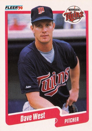 #388 Dave West - Minnesota Twins - 1990 Fleer USA Baseball