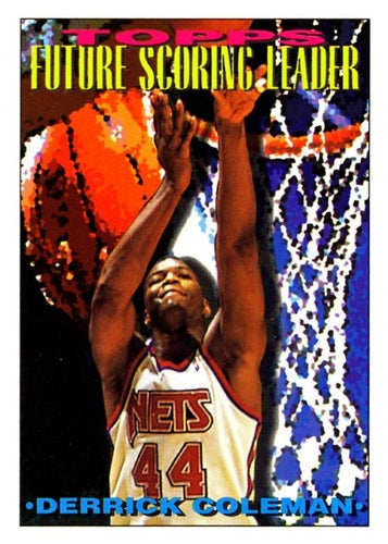 #388 Derrick Coleman - New Jersey Nets - 1993-94 Topps Basketball