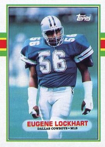 #388 Eugene Lockhart - Dallas Cowboys - 1989 Topps Football