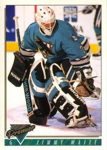 #388 Jimmy Waite - San Jose Sharks - 1993-94 O-Pee-Chee Premier Hockey