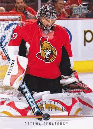 #388 Martin Gerber - Ottawa Senators - 2008-09 Upper Deck Hockey