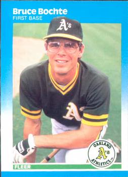 #388 Bruce Bochte - Oakland Athletics - 1987 Fleer Baseball