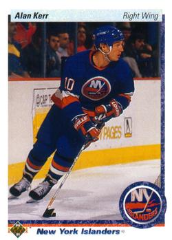 #388 Alan Kerr - New York Islanders - 1990-91 Upper Deck Hockey