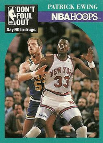 #388 Patrick Ewing - New York Knicks - 1990-91 Hoops Basketball