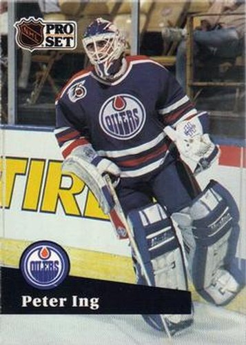 #388 Peter Ing - 1991-92 Pro Set Hockey