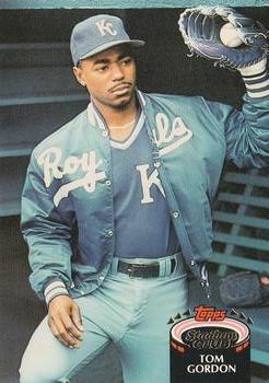 #388 Tom Gordon - Kansas City Royals - 1992 Stadium Club Baseball
