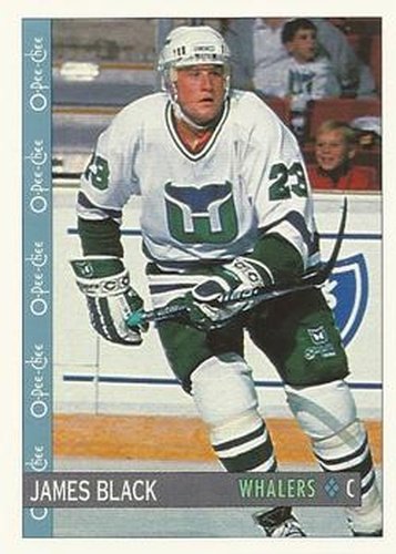 #388 James Black - Hartford Whalers - 1992-93 O-Pee-Chee Hockey