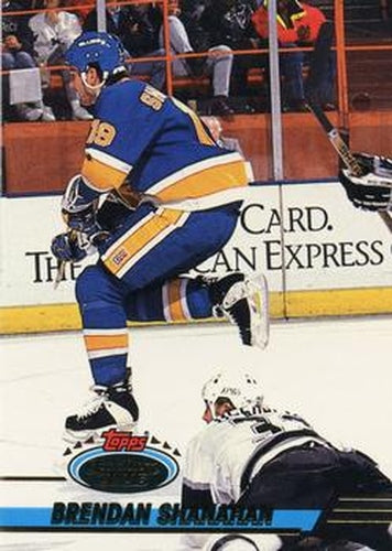 #389 Brendan Shanahan - St. Louis Blues - 1993-94 Stadium Club Hockey