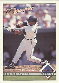 #389 Lou Whitaker - Detroit Tigers - 1993 O-Pee-Chee Baseball
