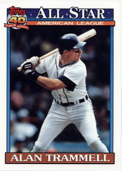 #389 Alan Trammell - Detroit Tigers - 1991 Topps Baseball