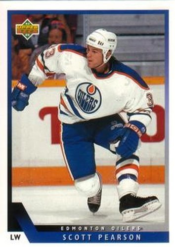 #389 Scott Pearson - Edmonton Oilers - 1993-94 Upper Deck Hockey