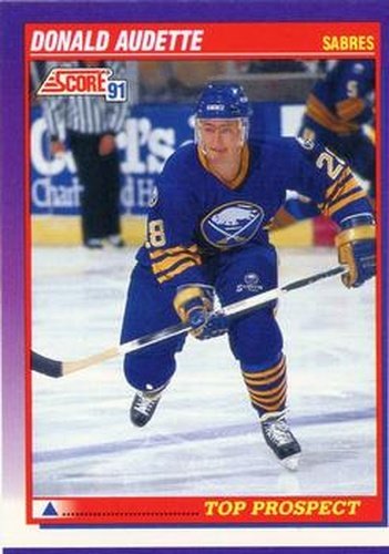 #389 Donald Audette - Buffalo Sabres - 1991-92 Score American Hockey
