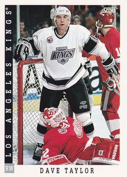 #389 Dave Taylor - Los Angeles Kings - 1993-94 Score Canadian Hockey