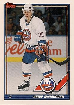 #389 Hubie McDonough - New York Islanders - 1991-92 Topps Hockey