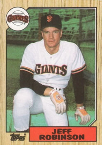 #389 Jeff Robinson - San Francisco Giants - 1987 Topps Baseball