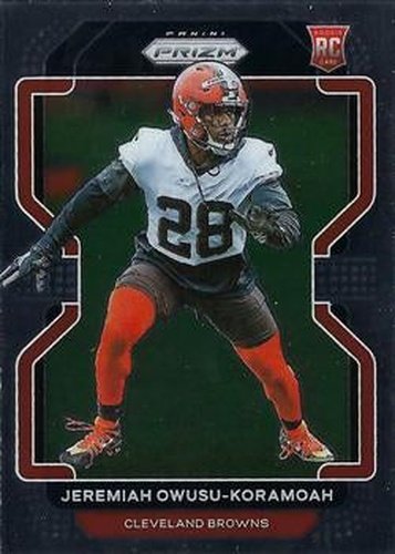 #389 Jeremiah Owusu-Koramoah - Cleveland Browns - 2021 Panini Prizm Football