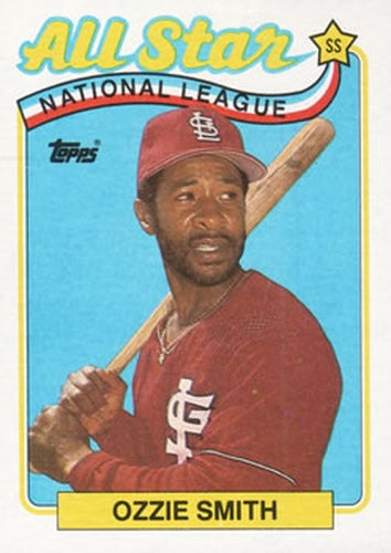 #389 Ozzie Smith - St. Louis Cardinals - 1989 Topps Baseball
