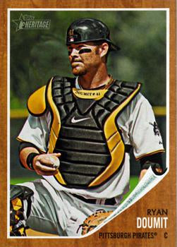 #389 Ryan Doumit - Pittsburgh Pirates - 2011 Topps Heritage Baseball