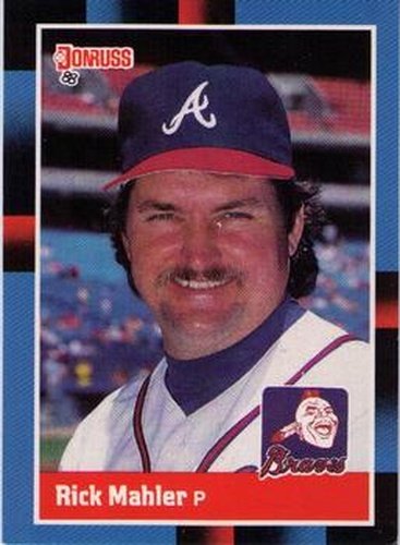 #389 Rick Mahler - Atlanta Braves - 1988 Donruss Baseball