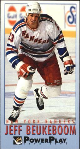 #389 Jeff Beukeboom - New York Rangers - 1993-94 Fleer PowerPlay Hockey