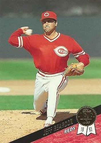 #389 Jeff Reardon - Cincinnati Reds - 1993 Leaf Baseball