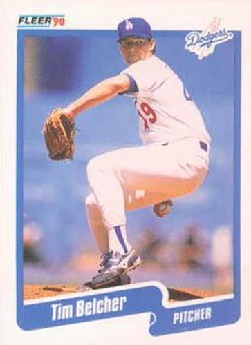 #389 Tim Belcher - Los Angeles Dodgers - 1990 Fleer USA Baseball